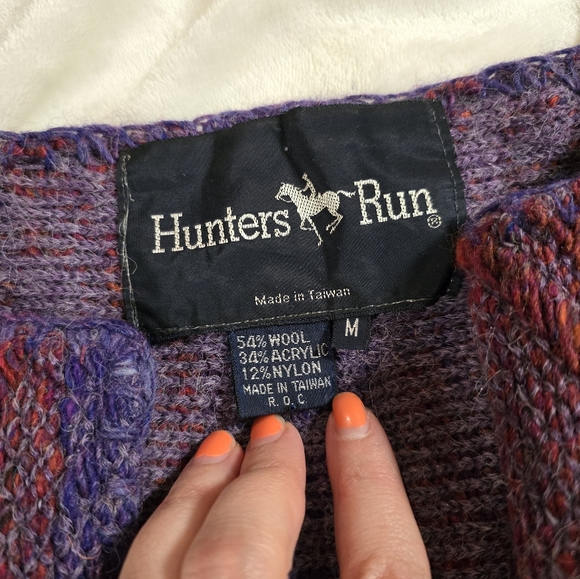 Hunters Run wrap jacket/sweater, size medium - Picture 5 of 6